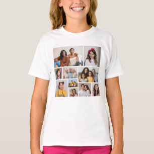 Create Your Own 10 Photo Collage T-Shirt