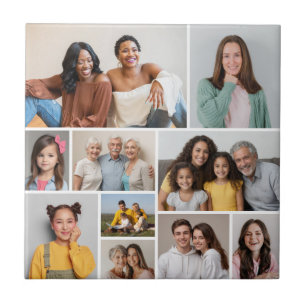 Create Your Own 10 Photo Collage Tile