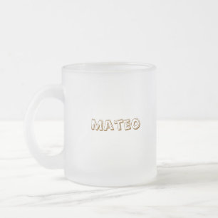 Create Your Own 10oz Frosted Glass Coffee Mug