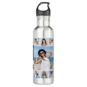 Create Your Own 11 Photo Collage 710 Ml Water Bottle
