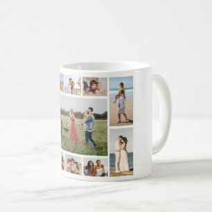 Create Your Own 11 Photo Collage Coffee Mug