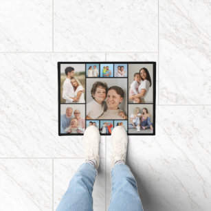 Create Your Own 11 Photo Collage Doormat