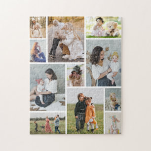 Create Your Own 11 Photo Collage Jigsaw Puzzle
