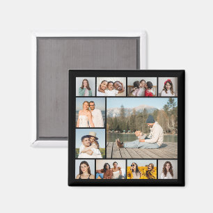 Create Your Own  11 Photo Collage Magnet