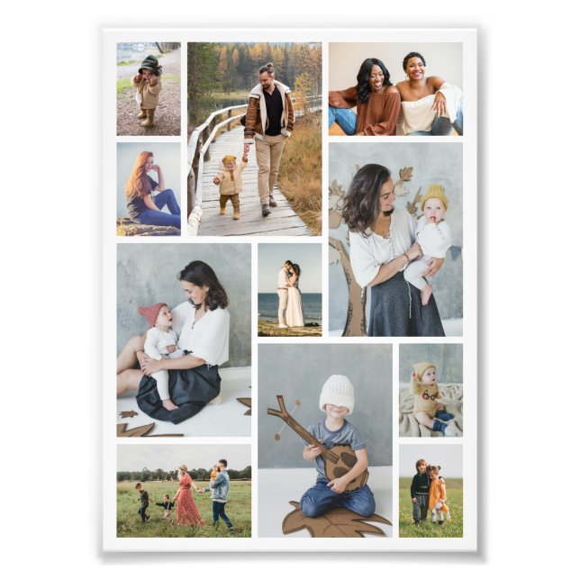 Create Your Own 11 Photo Collage Photo Enlargement (Front)