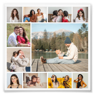 Create Your Own  11 Photo Collage Photo Print