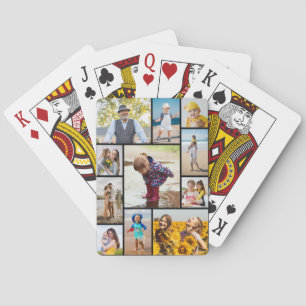 Create Your Own 11 Photo Collage Playing Cards