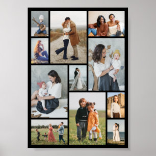 Create Your Own 11 Photo Collage Poster