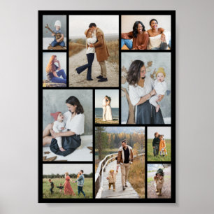 Create Your Own 11 Photo Collage Poster