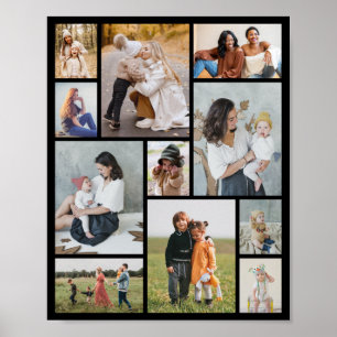 Create Your Own 11 Photo Collage Poster