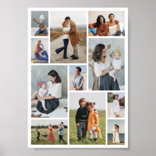 Create Your Own 11 Photo Collage Poster