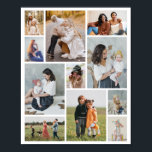 Create Your Own 11 Photo Collage Poster<br><div class="desc">Create your own 11 Photo Collage for Christmas, Birthdays, Weddings, Anniversaries, Graduations, Father's Day, Mother's Day or any other Special Occasion, with our easy-to-use design tool. Add your favourite photos of friends, family, vacations, hobbies and pets and you'll have a stunning, one-of-a-kind photo collage. Our custom photo collage is perfect...</div>