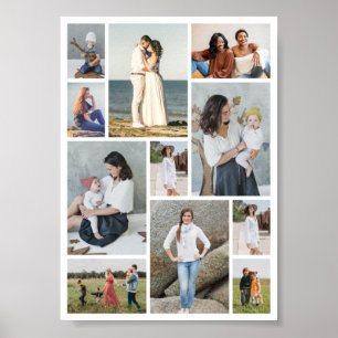 Create Your Own 11 Photo Collage Poster