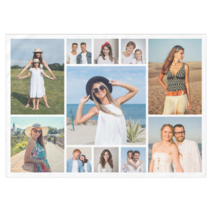 Create Your Own 11 Photo Collage Tablecloth