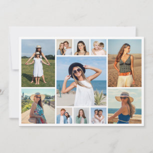  Create Your Own 11 Photo Flat Card
