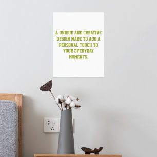 Create Your Own 11" x 14" Gold Foil Print