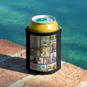 Create Your Own 12 Photo Collage Can Cooler