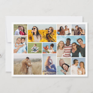 Create Your Own 12 Photo Collage  Card