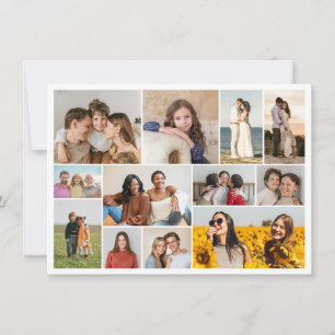 Create Your Own 12 Photo Collage Card