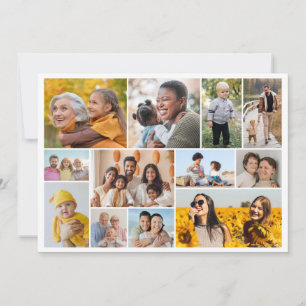 Create Your Own 12 Photo Collage Card