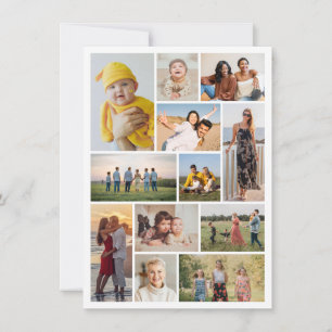 Create Your Own 12 Photo Collage Card