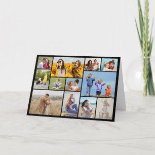 Create Your Own 12 Photo Collage Card