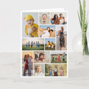 Create Your Own 12 Photo Collage Card