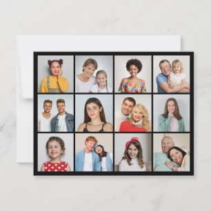 Create Your Own 12 Photo Collage Card