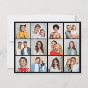 Create Your Own 12 Photo Collage Card