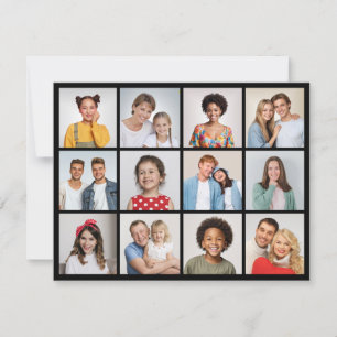 Create Your Own 12 Photo Collage Card