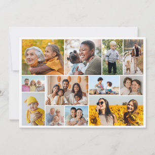 Create Your Own 12 Photo Collage Card