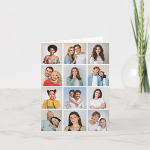 Create Your Own 12 Photo Collage Invitation