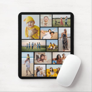 Create Your Own 12 Photo Collage Mouse Mat