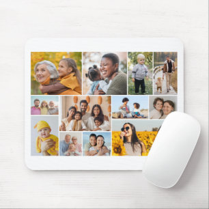 Create Your Own 12 Photo Collage  Mouse Mat