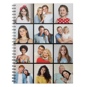 Create Your Own 12 Photo Collage Notebook