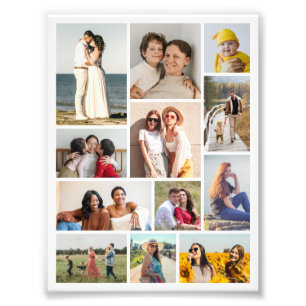 Create Your Own 12 Photo Collage Photo Enlargement