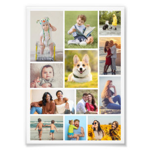 Create Your Own 12 Photo Collage Photo Enlargement