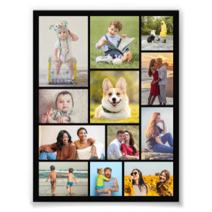 Create Your Own 12 Photo Collage Photo Enlargement Print