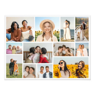 Create Your Own 12 Photo Collage Photo Enlargement Print