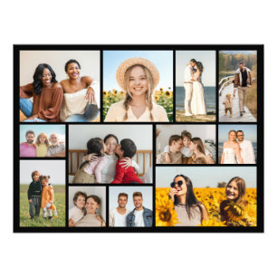 Create Your Own 12 Photo Collage Photo Enlargement Print