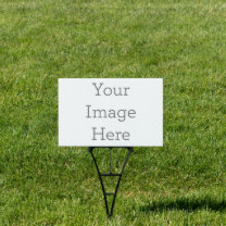 Create Your Own 12" x 18" Rectangle Yard Sign