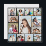 Create Your Own 13 Photo Collage Card<br><div class="desc">Create your own 13 Photo Collage for Christmas, Birthdays, Weddings, Anniversaries, Graduations, Father's Day, Mother's Day or any other Special Occasion, with our easy-to-use design tool. Add your favourite photos of friends, family, vacations, hobbies and pets and you'll have a stunning, one-of-a-kind photo collage. Our custom photo collage is perfect...</div>