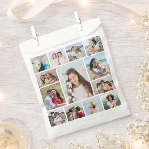 Create Your Own 13 Photo Collage Favour Bags