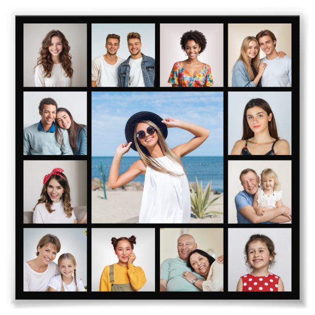 Create Your Own 13 Photo Collage Photo Enlargement (Front)
