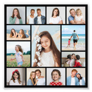 Create Your Own 13 Photo Collage Photo Enlargement Print