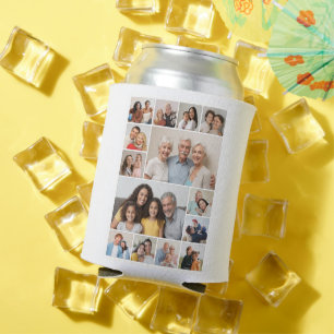 Create Your Own 14 Photo Collage Can Cooler