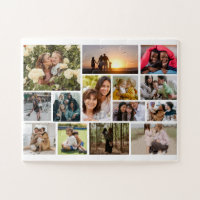 Create Your Own 14 Photo Collage Photo Block