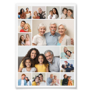 Create Your Own 14 Photo Collage Photo Enlargement Print