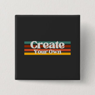 Create Your Own 15 Cm Square Badge