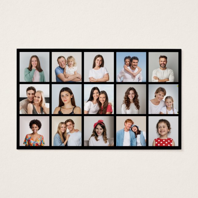 Create Your Own 15 Photo Collage (Front)